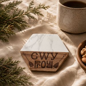 Wood & Marble Coaster Collection