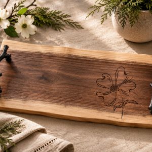 Live Edge Walnut Charcuterie Board
